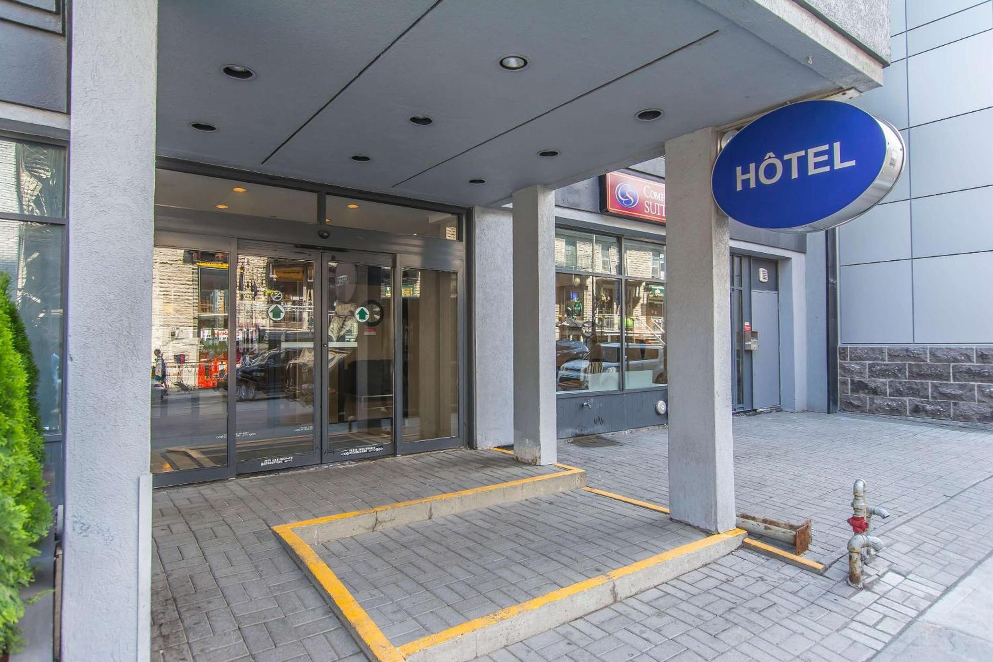 คอมฟอร์ต สวีตส์ ดาวน์ทาวน์ Hotel มอนทรีอัล ภายนอก รูปภาพ